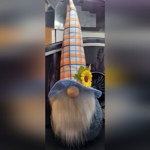 Fall/Harvest Decor • NEW Weighted Bottom Fall Sunflower Gnome 🌻